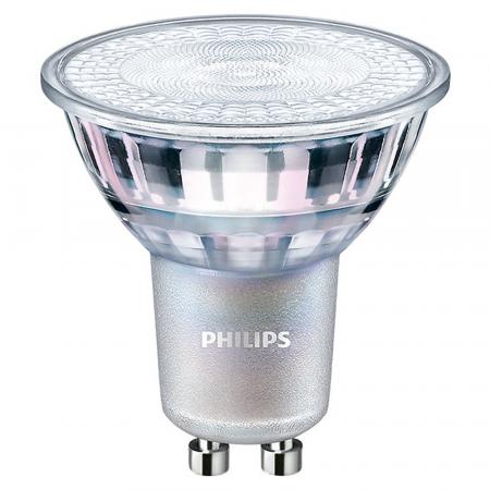 Philips MASTER GU10 LED Strahler Value 4.9 Watt aus Glas 940 60° dimmbar wie 50W universalweißes Licht