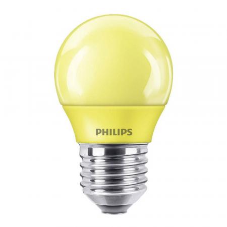 PHILIPS LED Colored Yellow E27 P45 3.1W Tropfenlampe Lichtfarbe: Gelb