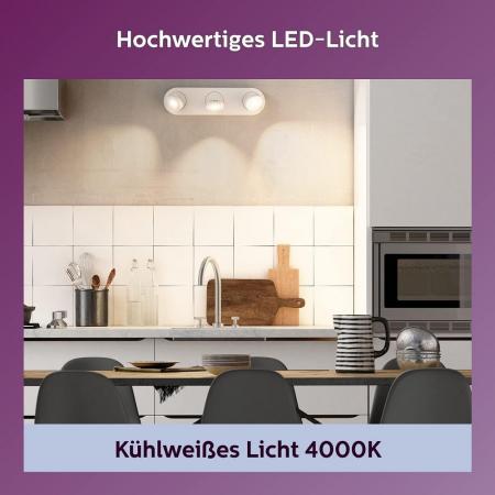 Sale - Nur begrenzter Bestand verfügbar:  6er-Set PHILIPS GU10 LED Reflektor 4,6W wie 50W 36° Ausstrahlwinkel Neutralweißes Licht 4000K