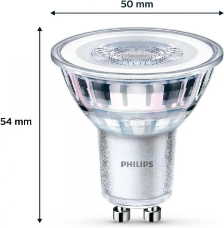 Sale - Nur begrenzter Bestand verfügbar:  6er-Set PHILIPS GU10 LED Reflektor 4,6W wie 50W 36° Ausstrahlwinkel Neutralweißes Licht 4000K