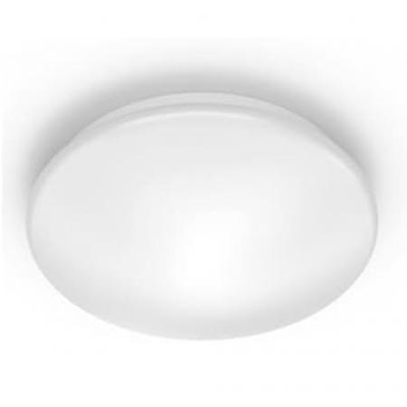 Philips LED Deckenleuchte Moire ø24cm weiß warmweißes Licht 2700K IP20