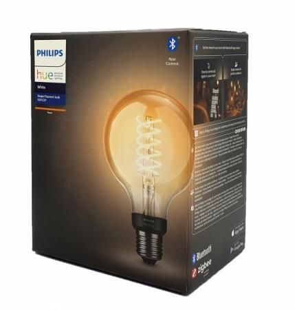 Philips Hue Bluetooth White LED Globe Leuchtmittel E27- Sprach- und App - Steuerung