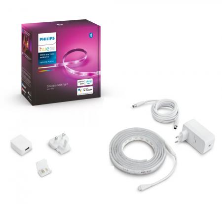 Philips Hue White and Color Ambiance Innen LIGHSTRIP Plus 2 Meter Basis Set Bluetooth oder ZigBee IP20