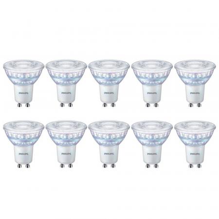 10 x Philips GU10 MASTER LED Spot Value 6.2W wie 80W neutralweißes Arbeitslicht 36° dimmbar Akzentbeleuchtung