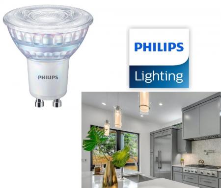 Philips GU10 MASTER LED Spot Value dimmbar 6,2W wie 75W Glas Ra90 120° 4000K universalweißes Licht