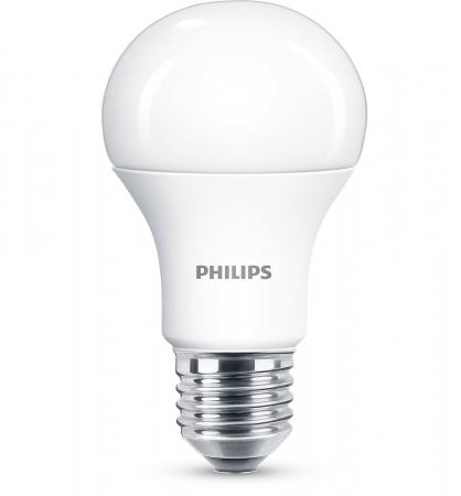2er-Sparpack PHILIPS E27 LED Glühbirne opalweiss gefrostet 11W wie 75W 2700K warmweißes Licht