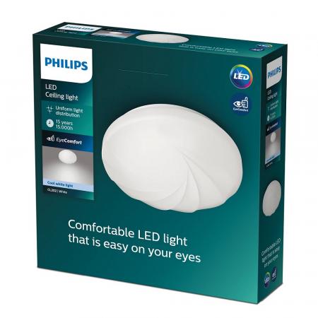 Philips LED Dekor Deckenleuchte ø32cm weiß neutralweißes Licht 4000K IP20
