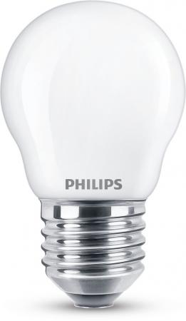 PHILIPS E27 LED Leuchtmittel Tropfenform 6.5W als 60W Ersatz universalweisses Licht opalweiss mattiert