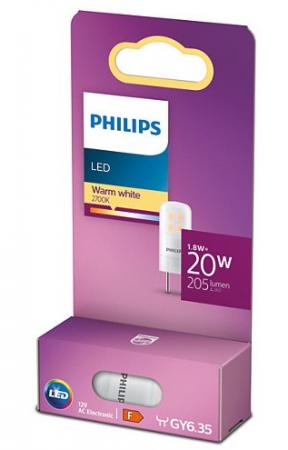 PHILIPS LED Capsule GY6.35 Lampe 1,8W wie 20W warmweißes Licht