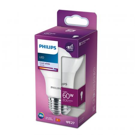 PHILIPS E27 LED Lampe Birnenform mattieriert 7,5W wie 60W universalweißes Licht 4000k