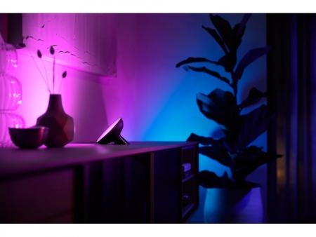 Philips Hue White and Color Ambiance LED Tischleuchte Bloom in Svchwarz