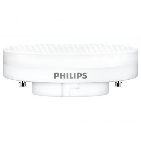 Philips LED GX53 LED-Leuchtmittel flach und rund 5.5W wie 40W 2700K warmweißes Licht für Strahler