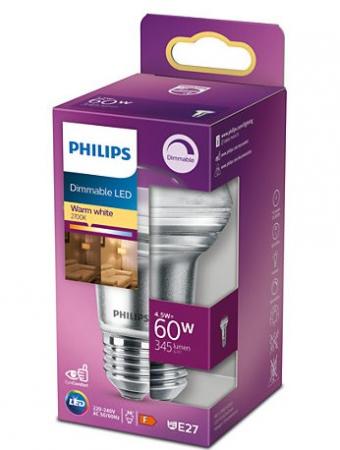 PHILIPS E27 LED Reflektor R63 4.5W wie 60W 36° 2700K warmweiss dimmbar