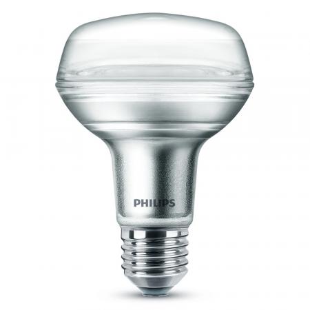PHILIPS E27 LED R80 Reflektorlampe 4W wie 60W 36°-Abstrahlwinkel warmweisser Strahler