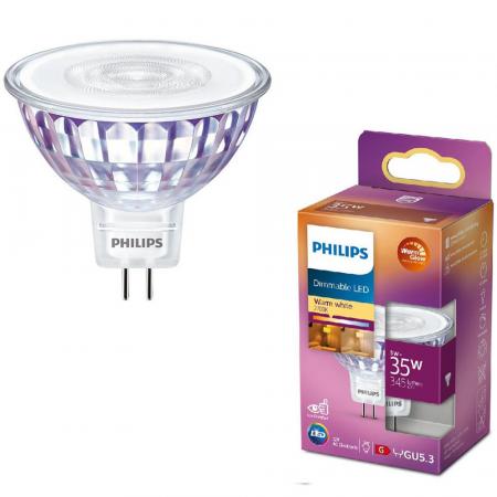 Philips LED WarmGlow GU5.3 MR16 Strahler 5W 36° 2200-2700K wie 35W