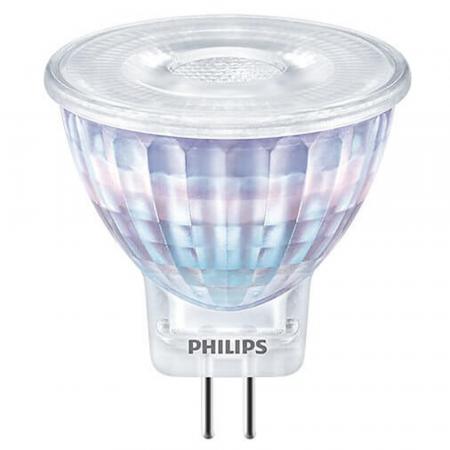 PHILIPS LED Strahler GU4-Sockel MR11 2.3W wie 20W Ersatz 36° -Abstrahlwinkel warmweisses Licht