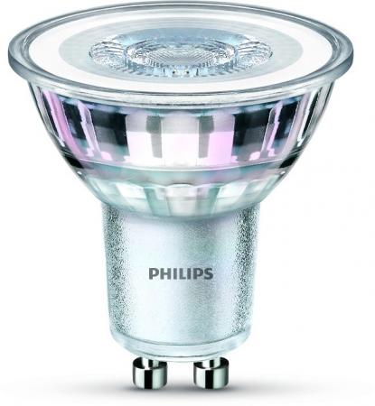 PHILIPS LED Strahler GU10 4,9W als 65W-Ersatz 36° Abstrahlwinkel warmweißes Licht 3000K für Akzentbeleuchtung - Nur noch angezeigter Bestand verfügbar