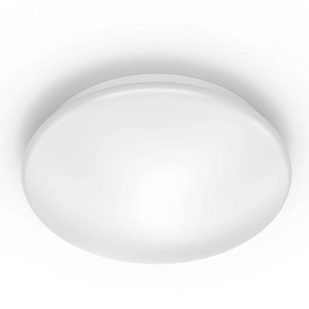 Philips LED Badezimmerleuchte Canopus ø39cm weiß warmweißes Licht 2700K mit Eye Comfort IP44