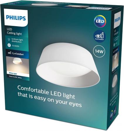 Philips LED Deckenleuchte Dawn ø34cm weiß warmweißes Licht 3000K IP20