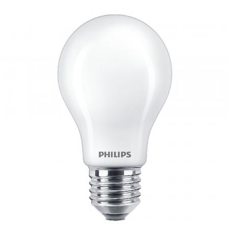 2er-Pack blendfreie PHILIPS E27 LED Lampen in Glühbirnenform weiß satiniert 4.5W wie 40W warmweiss