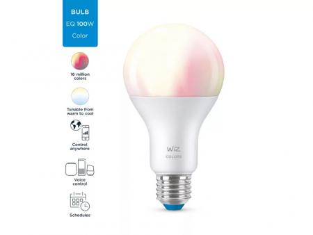 WIZ E27 Smarte LED Lampe RGB 13W wie 100W WLAN/ Wi-Fi