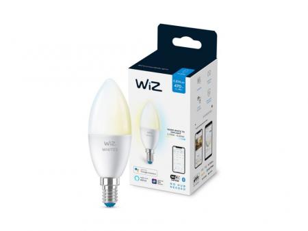 WIZ E14 Smarte LED Kerzenlampe Tunable White 4,9W wie 40W WLAN/ Wi-Fi