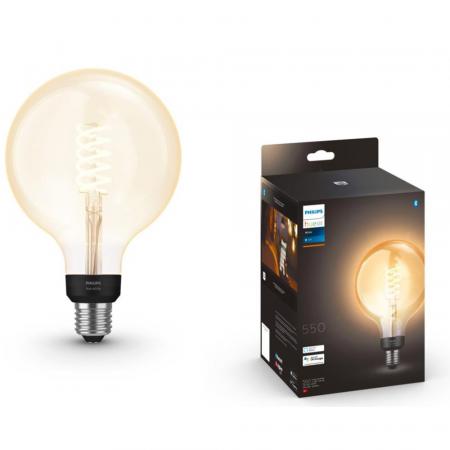 Philips Hue White E27 White Filament LED Globe Lampe G125 7W - Giant Edison Lampe mit Glühwedel