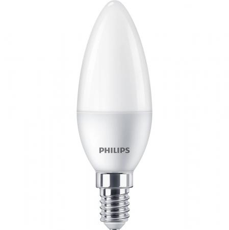 3er-Set PHILIPS E14 LED Lampen in Kerzenform matt 4.9W wie 40 Watt warmweiss