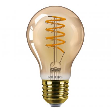 PHILIPS E27 Vintage LED Lampe Goldversion 4W wie 25 Watt extra warmweiss dimmbar Filament