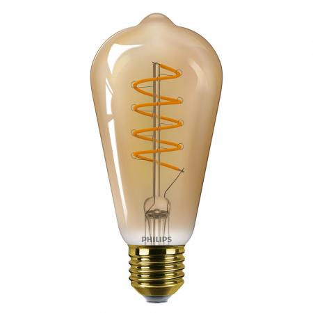 PHILIPS E27 LED Vintage Edison Lampe 2,5W wie 25W dimmbar extrawarmes Weiss Landhausstil