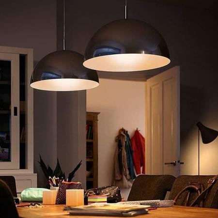 PHILIPS LED Leuchtmittel E27 3,4W = 40W WarmGlow warmweißes Licht mit Dimmfunktion und hoher Farbwiedergabe 90Ra