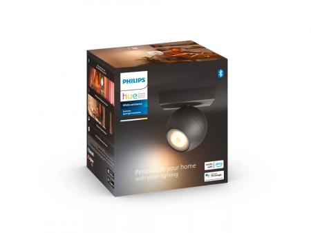 Philips Hue White Ambiance Buckram Spot schwarz - tunable White