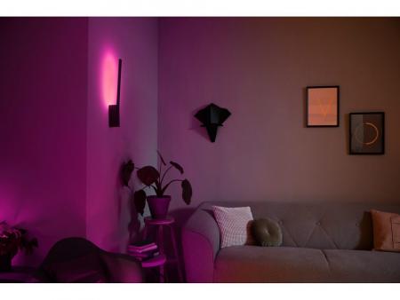 Philips Hue Liane Bluetooth White & Color Ambiance LED-Wandleuchte mit RGBW Farben -  in Schwarz