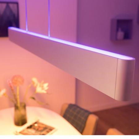 Philips Hue LED Pendelleuchte Ensis in Weiß - RGBW Farben