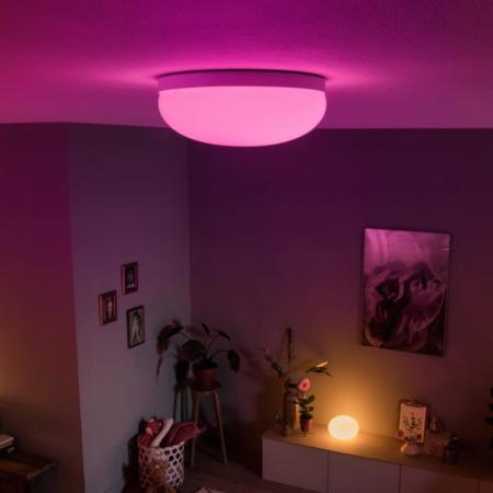 Philips Hue White & Color Ambiance Flourish Deckenleuchte RGBW in weiss