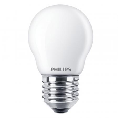 Philips LED E27 Tropfen Lampe 4,3W wie 40W 2700K warmweiß matt & augenschonend