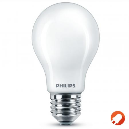 Sehr helles dimmbares PHILIPS E27 LED Leuchtmittel 11,2W wie 100W warmweißes Licht blendreduziert opalmattiert