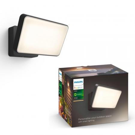 Philips Hue White Welcome LED Außen Flutlicht in schwarz IP44 ZigBee