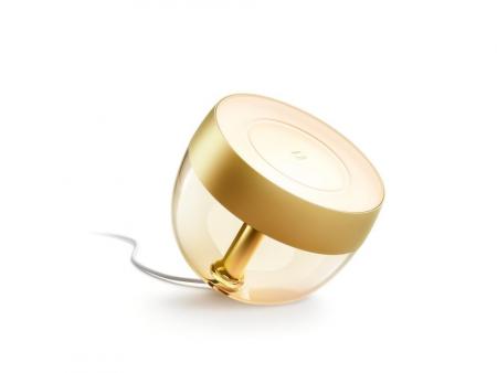Philips Hue White and Color Ambiance LED Tischleuchte Iris WACA LED-Tischleuchte gold - in edler Farbversion