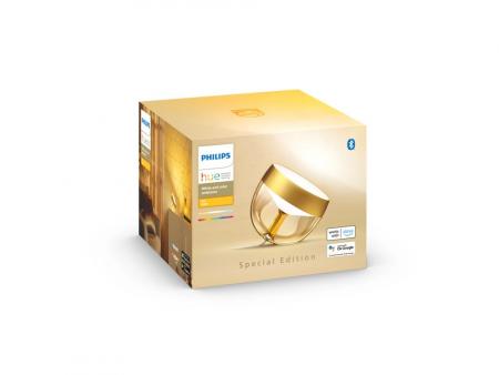 Philips Hue White and Color Ambiance LED Tischleuchte Iris WACA LED-Tischleuchte gold - in edler Farbversion