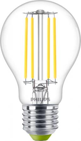 Besonders effiziente PHILIPS E27 LED Filament Lampe 2,3W wie 40W universalweißes Licht 4000 K - Beste Energie Effizienz Klasse