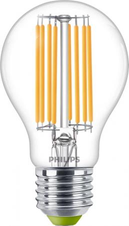 Besonders effiziente PHILIPS E27 LED Filament Lampe 4W wie 60W warmweißes Licht 3000K - Beste Energie Effizienz Klasse