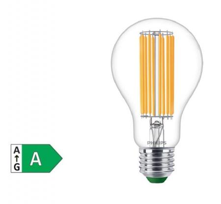 Besonders effiziente PHILIPS E27 LED Filament Lampe 7,3W wie 100W universalweißes Licht 4000K - Beste Energie Effizienz Klasse