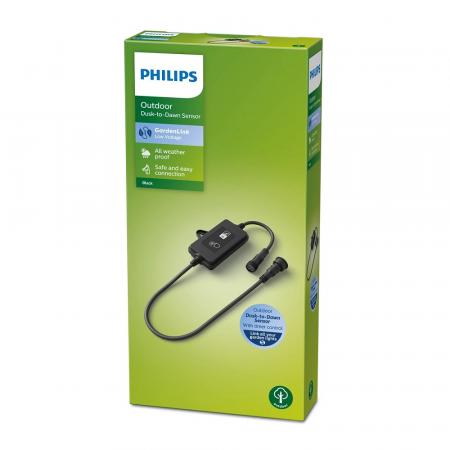 Philips NV Dämmerungssensor Gardenlink in Schwarz IP65 12V