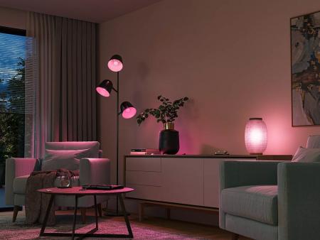 2er Philips Hue White & Color Ambiance E14 Tropfen Lampe 5,1W - steuerbar via App, kompatibel mit Amazon Alexa