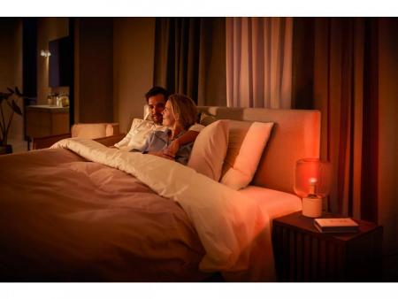 Philips Hue White & Color Ambiance E14 Tropfen Lampe 5,1W - steuerbar via App, kompatibel mit Amazon Alexa