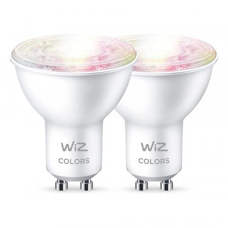 2er Pack WIZ GU10 PAR16 Smarter LED Strahler RGBW dimmbar 4,7W wie 50W WLAN