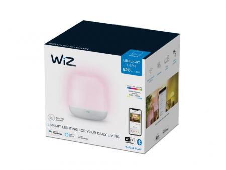 WIZ Smarte Mobile Akku LED Tischleuchte Hero RGBW Touchsensor-Steuerung WLAN/Wi-Fi Tunable White & Color