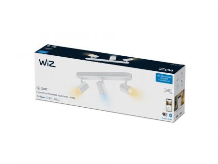 WIZ Smarter LED 3-flammiger Deckenstrahler Imageo in Weiß WLAN/Wi-Fi Tunable White