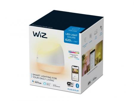 WIZ Smarte Mobile LED Tischleuchte Squire RGBW WLAN/Wi-Fi Tunable White & Color 230V Anschluß